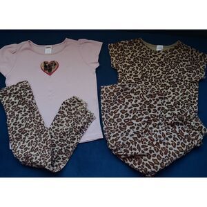 Vintage Gymboree Teacher's Pet Leopard 4 pc. Lot Sz. 4-5 Mix and Match